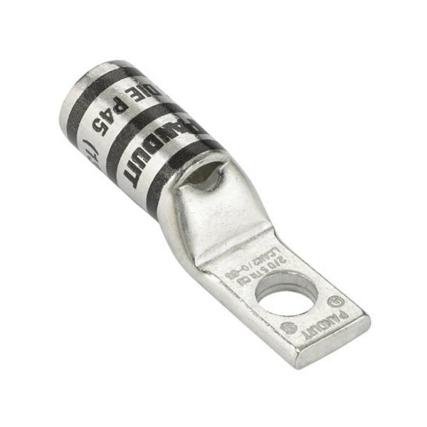 Lug Compression Connector, 500 kcmil Max, Standard Barrel, Copper, Brown